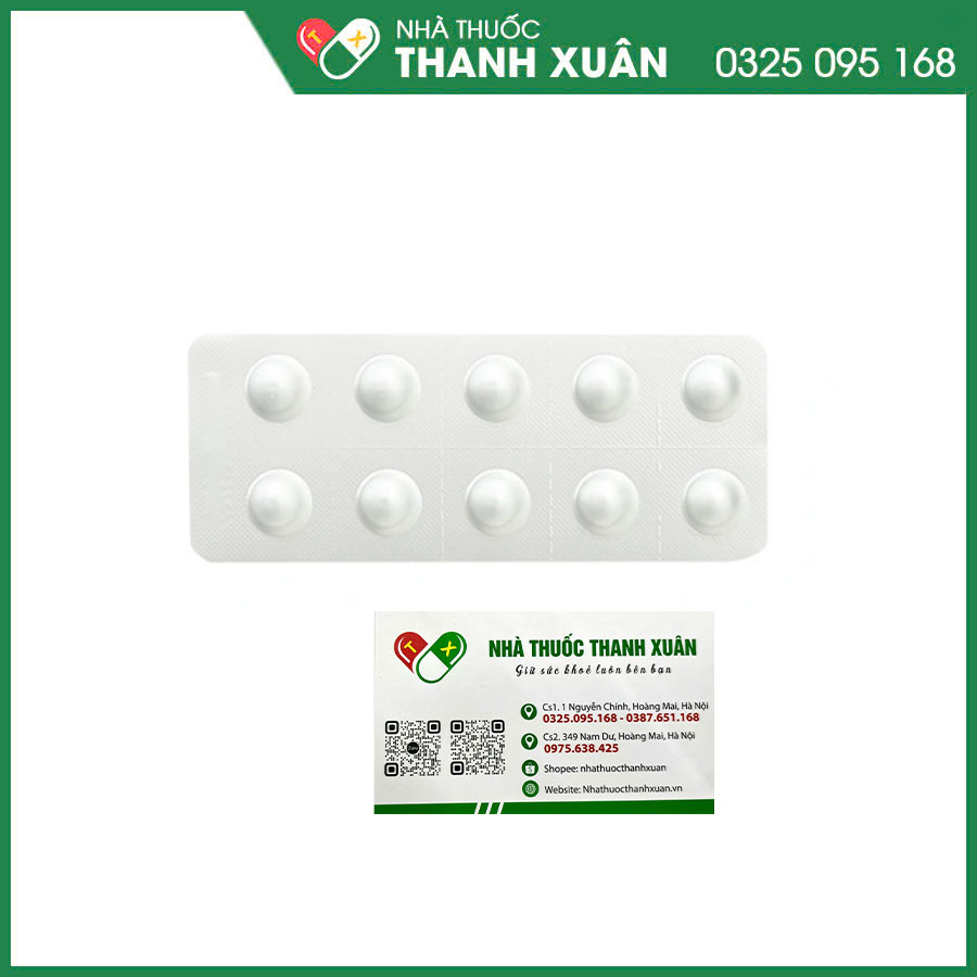 Bisoprolol Plus HCT 5/6.25 thuốc điều trị tăng huyết áp